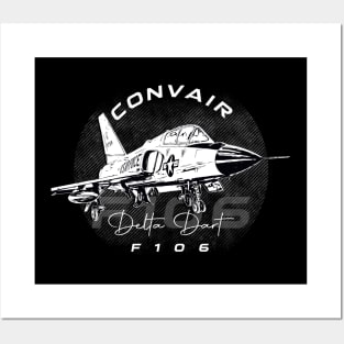 Convair F-106 Delta Posters and Art